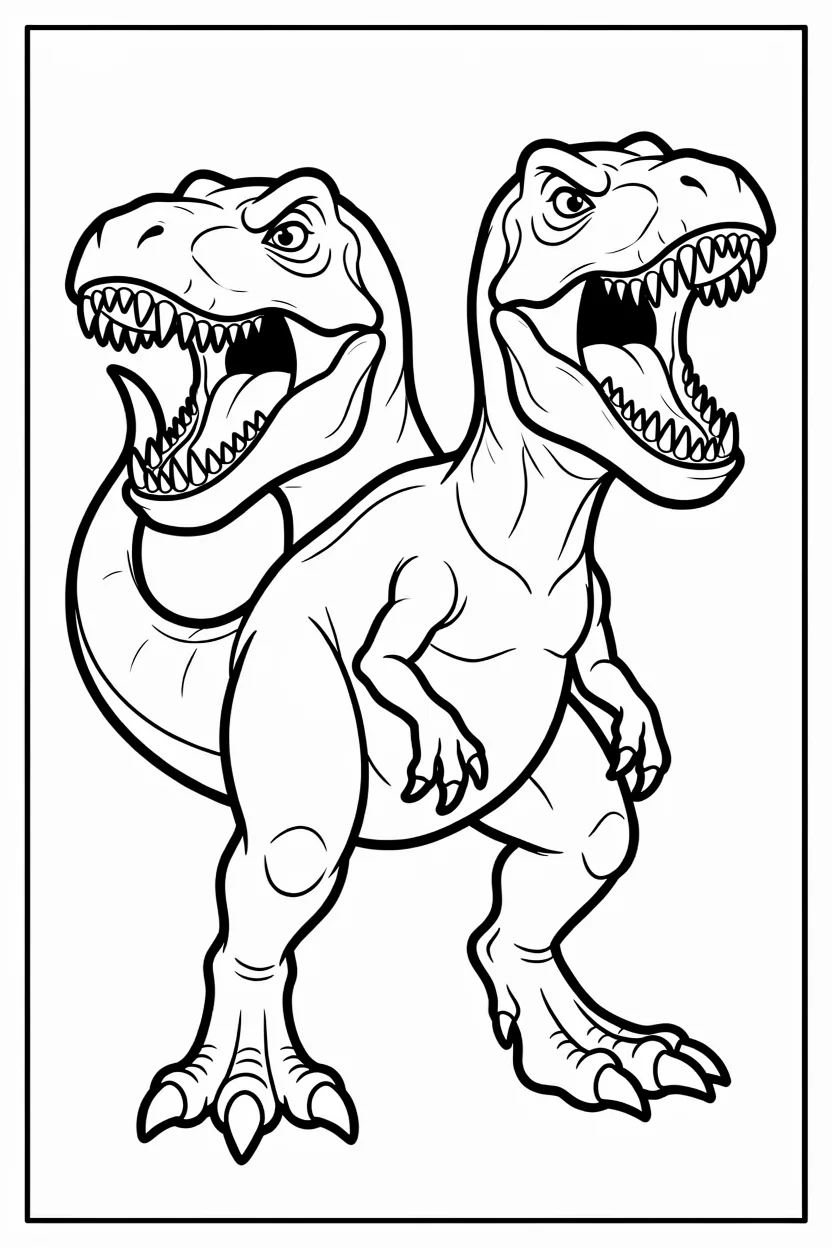 Desenhos de Espinossauro para Imprimir e Colorir