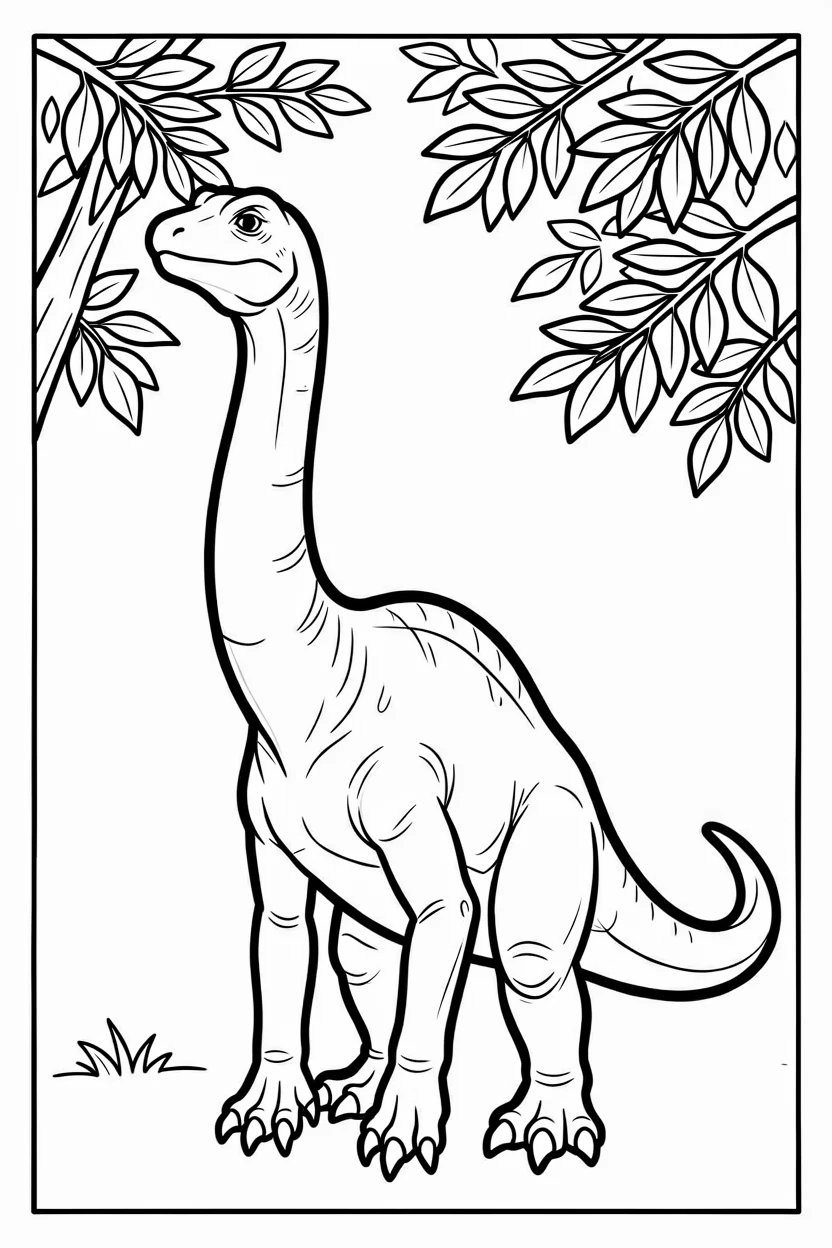 Desenhos de Espinossauro para Imprimir e Colorir