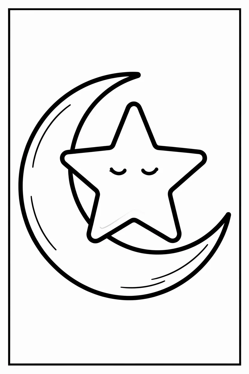 Desenhos de Estrela para Imprimir e Colorir