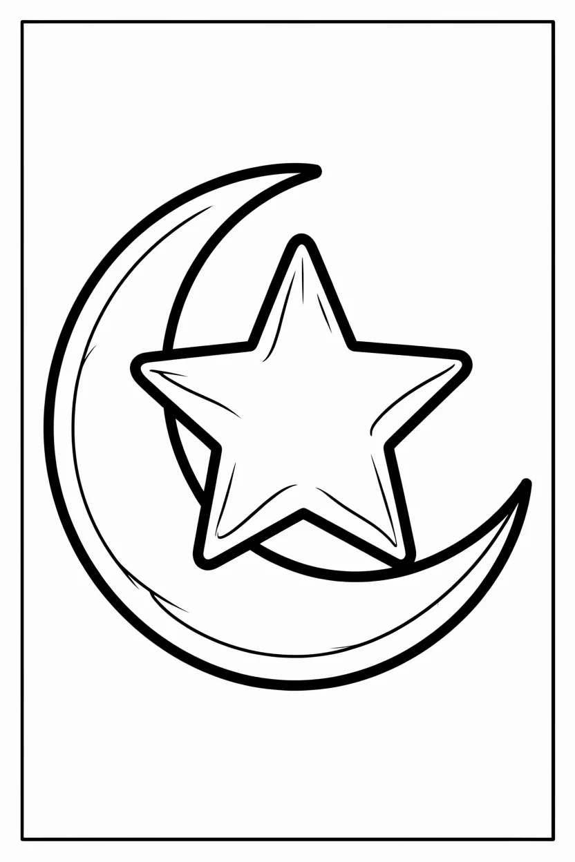 Desenhos de Estrela para Imprimir e Colorir