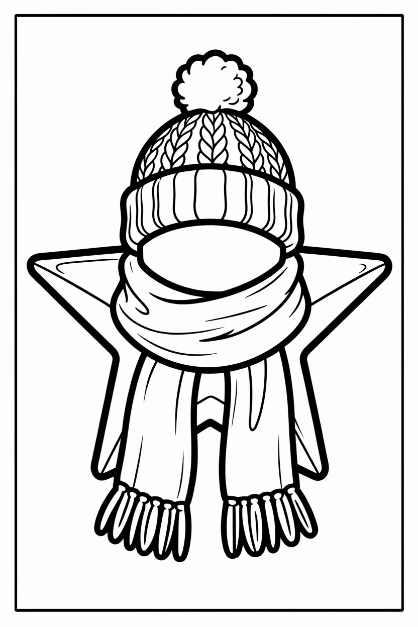 Desenhos de Estrela para Imprimir e Colorir