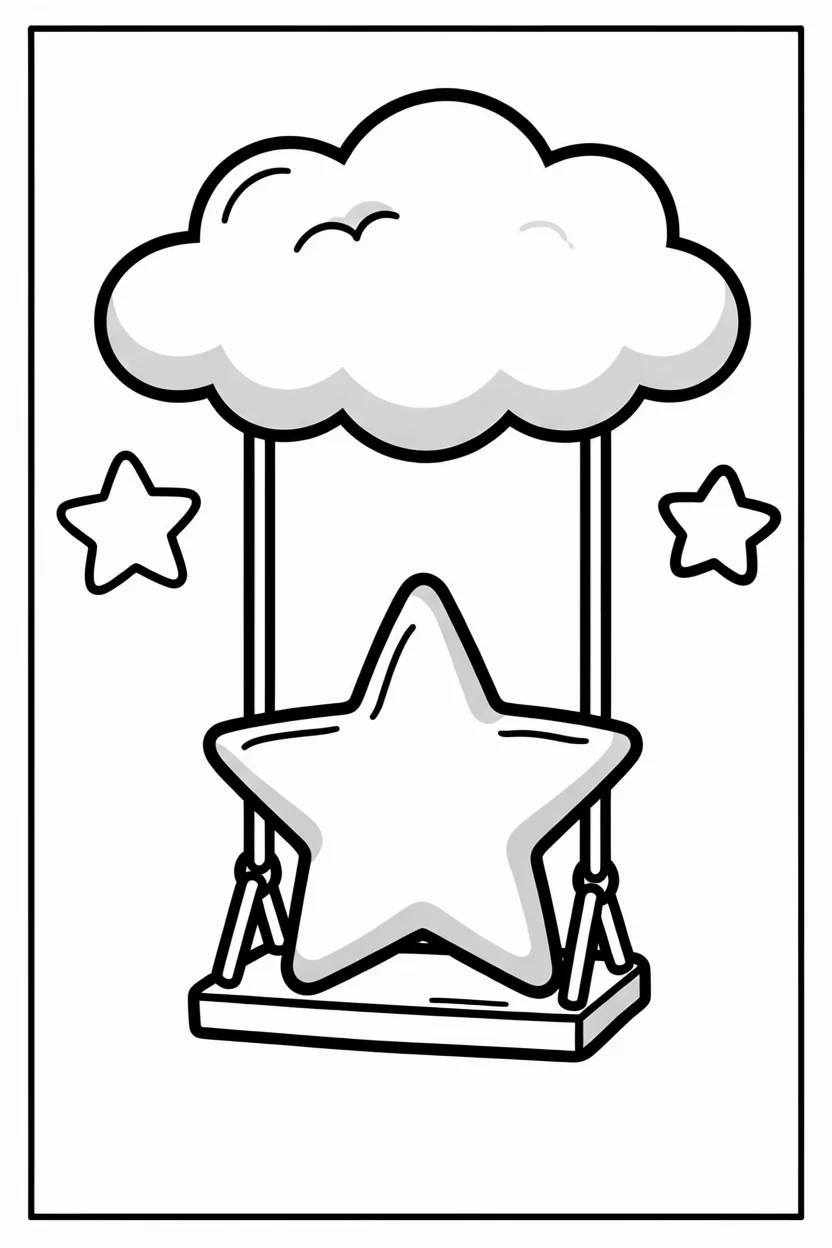 Desenhos de Estrela para Imprimir e Colorir