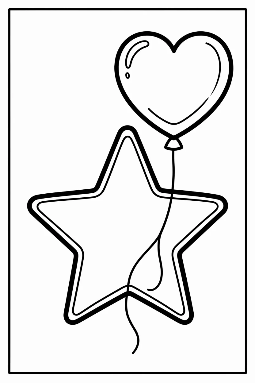 Desenhos de Estrela para Imprimir e Colorir