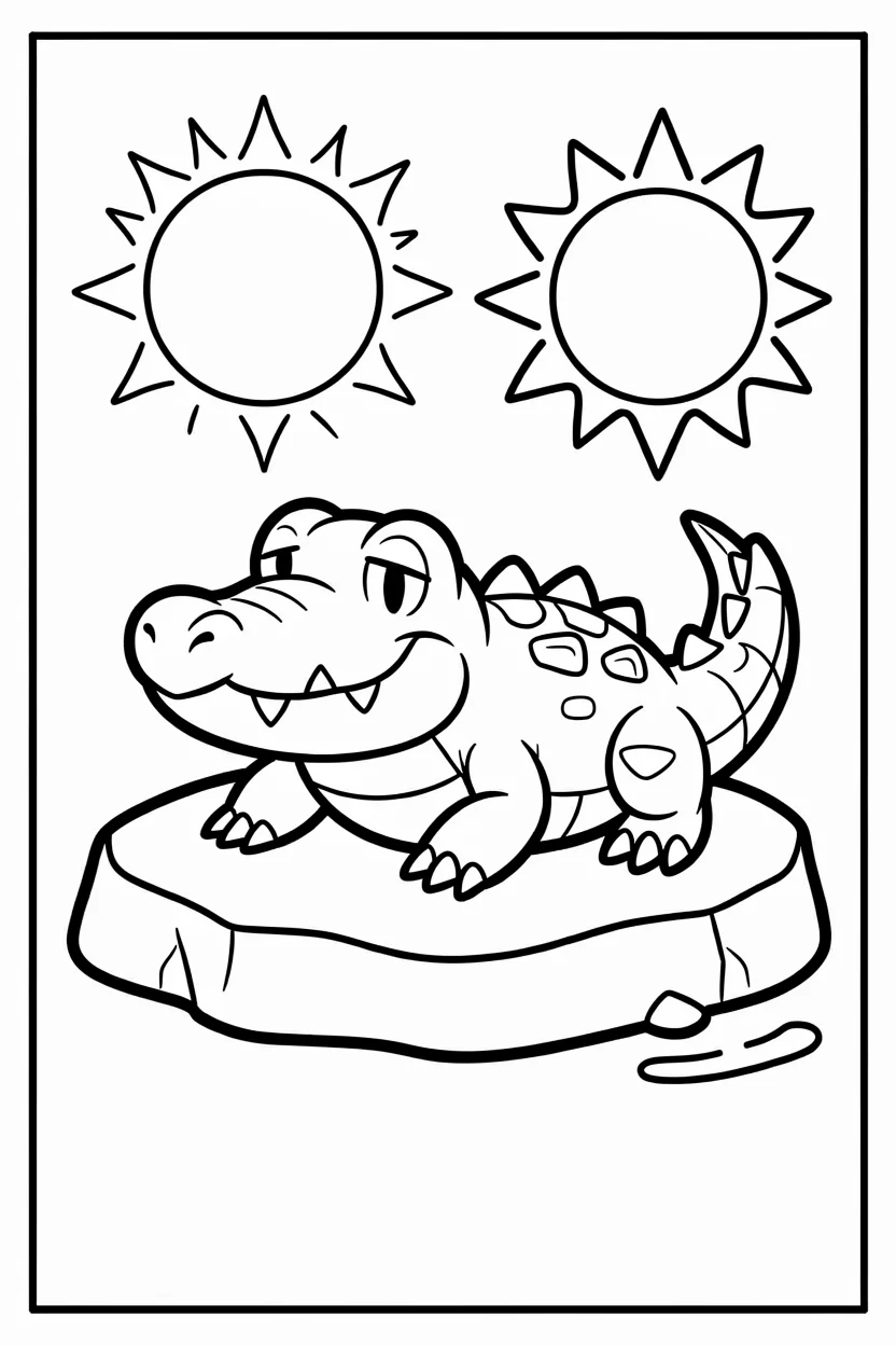Desenhos de Jacaru00e9 para Imprimir e Colorir