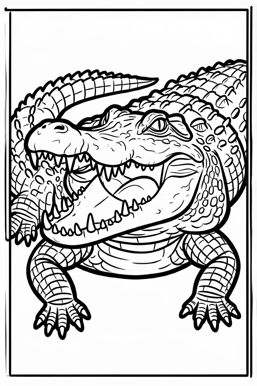 Desenhos de Jacaru00e9 para Imprimir e Colorir