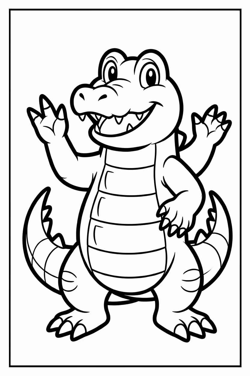 Desenhos de Jacaru00e9 para Imprimir e Colorir