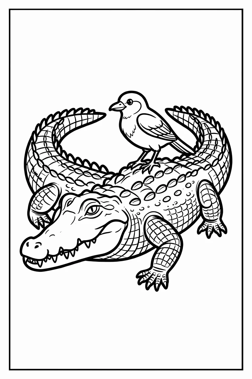 Desenhos de Jacaru00e9 para Imprimir e Colorir