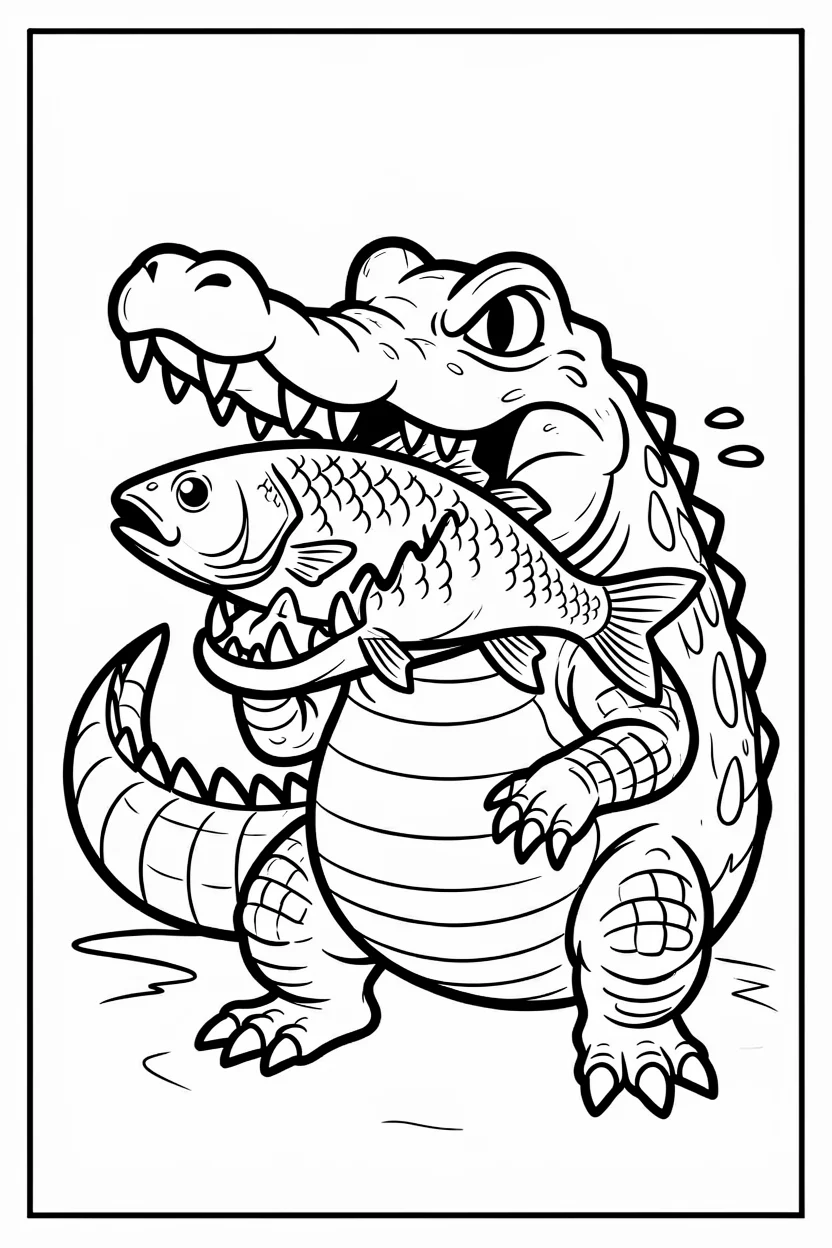 Desenhos de Jacaru00e9 para Imprimir e Colorir