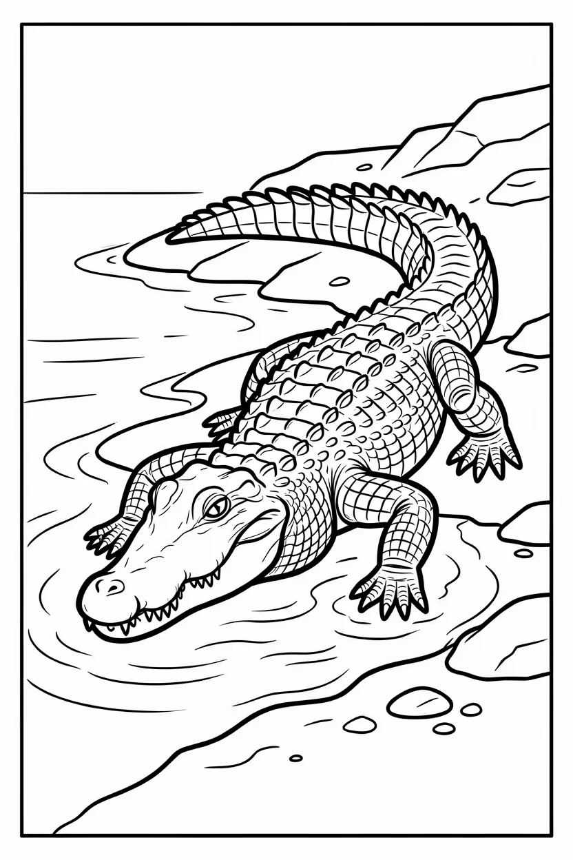 Desenhos de Jacaru00e9 para Imprimir e Colorir