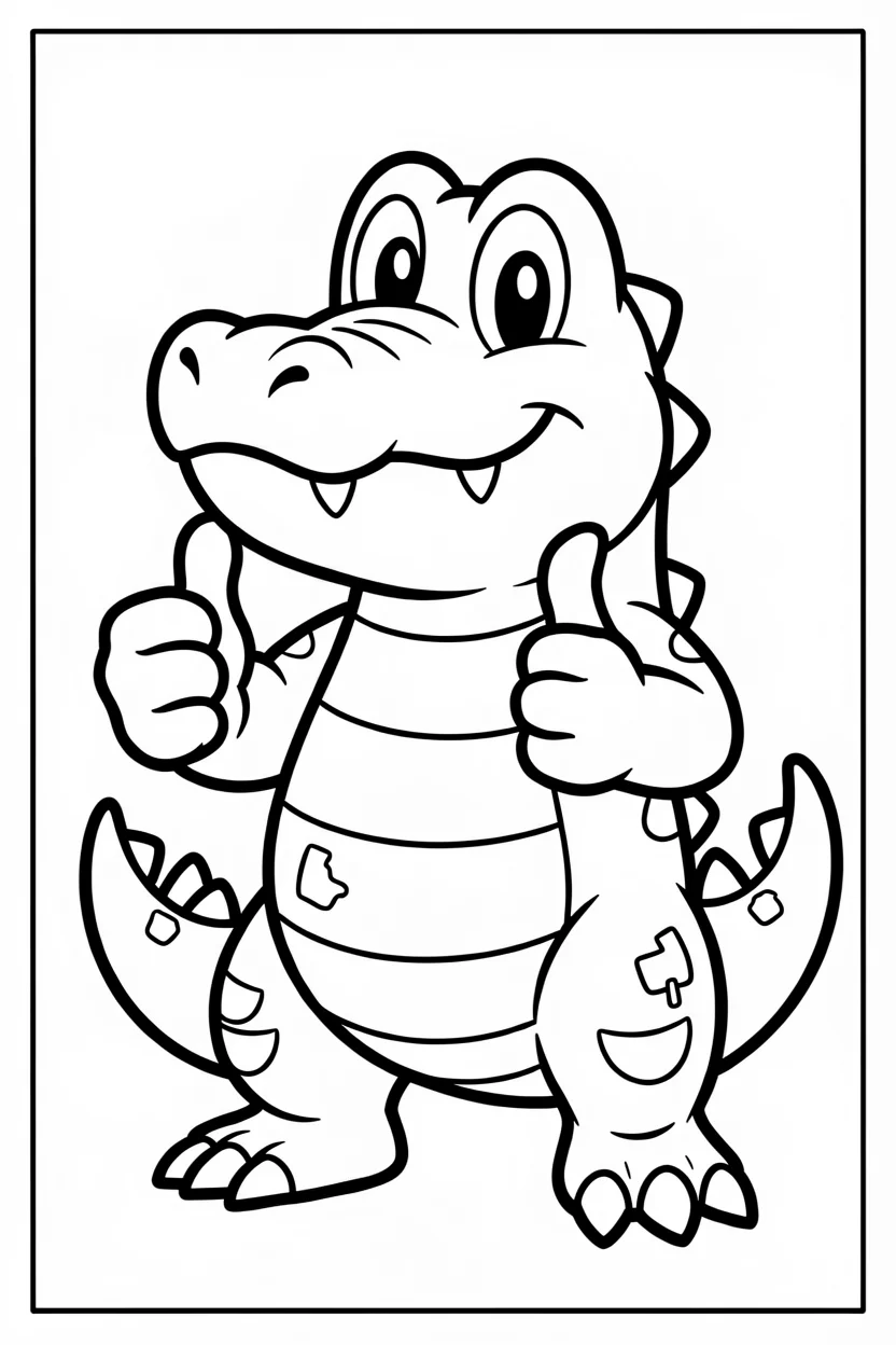 Desenhos de Jacaru00e9 para Imprimir e Colorir