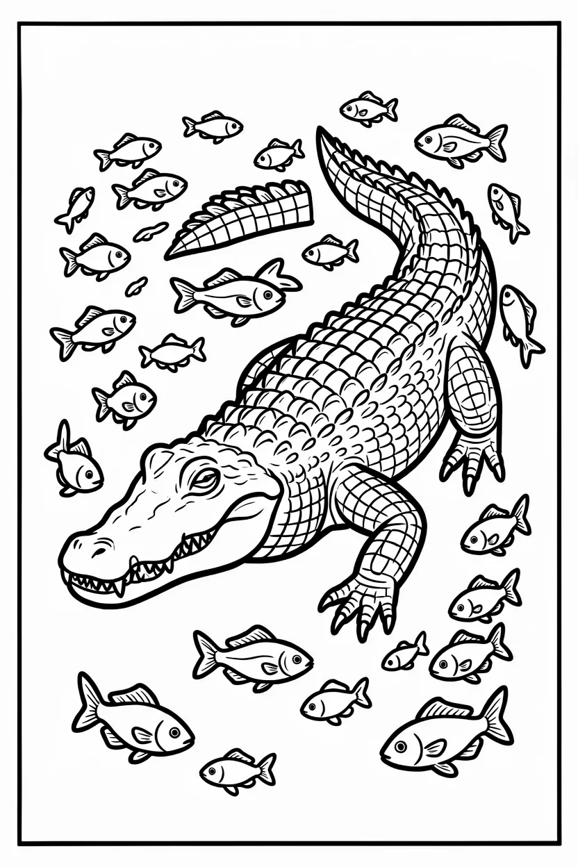Desenhos de Jacaru00e9 para Imprimir e Colorir