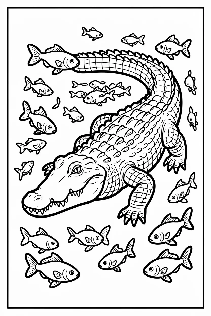 Desenhos de Jacaru00e9 para Imprimir e Colorir