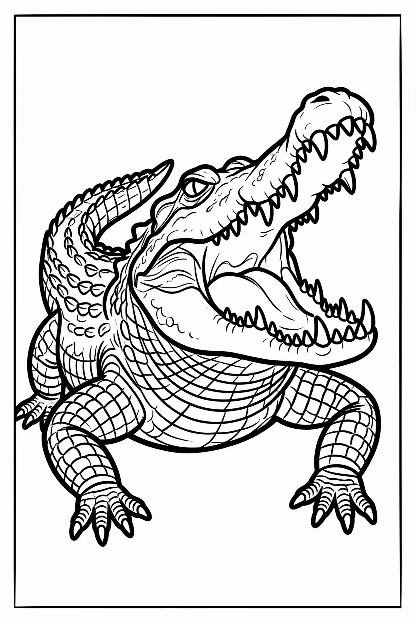 Desenhos de Jacaru00e9 para Imprimir e Colorir