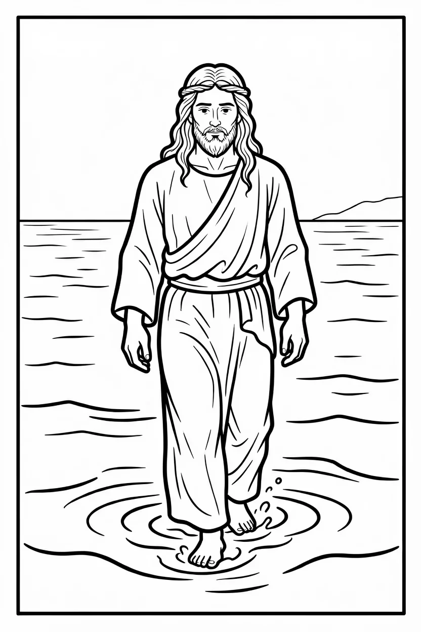 Desenhos de Jesus para Imprimir e Colorir