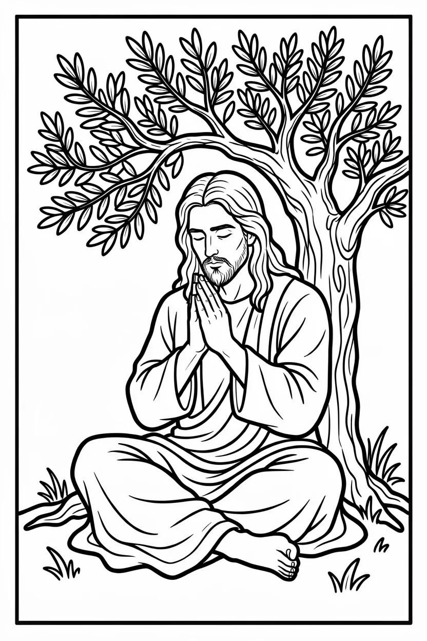 Desenhos de Jesus para Imprimir e Colorir