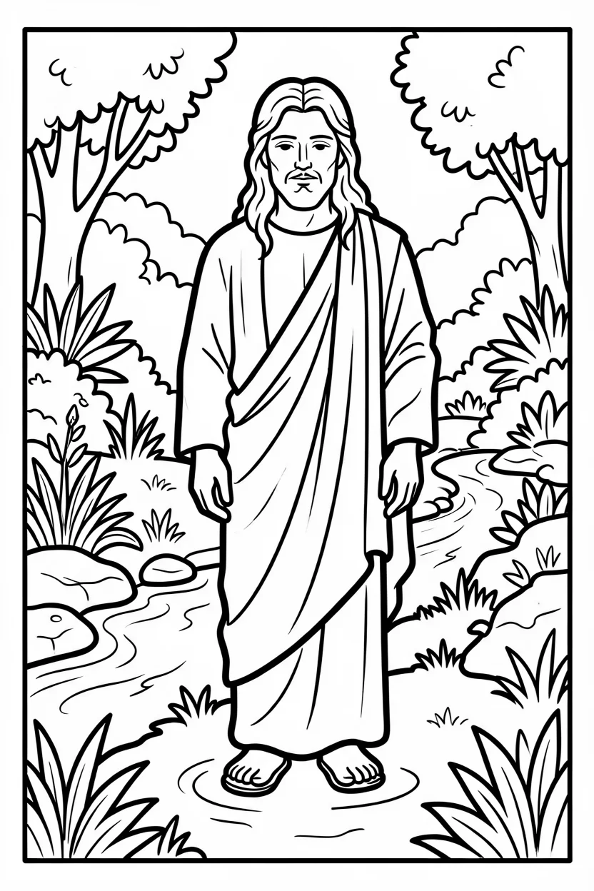 Desenhos de Jesus para Imprimir e Colorir