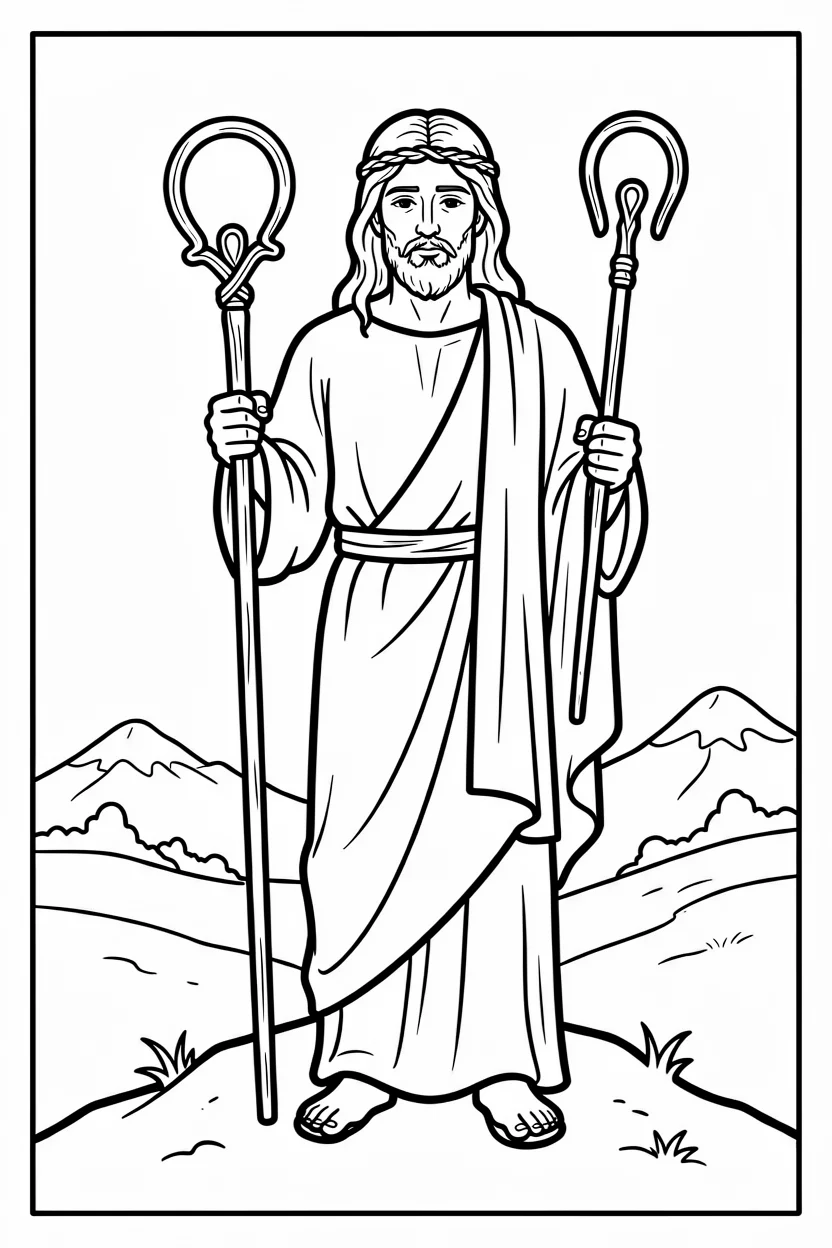 Desenhos de Jesus para Imprimir e Colorir