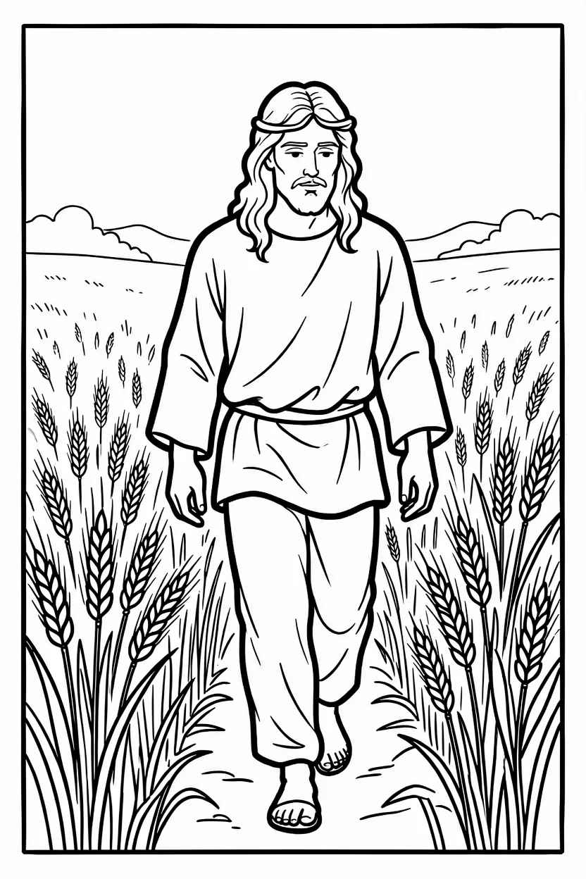 Desenhos de Jesus para Imprimir e Colorir