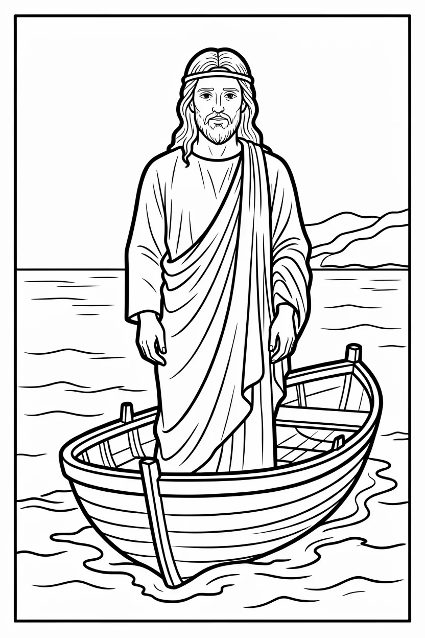 Desenhos de Jesus para Imprimir e Colorir