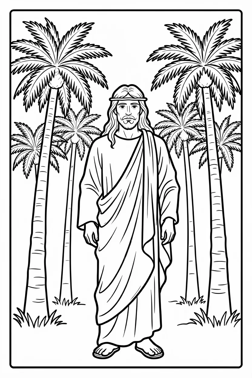 Desenhos de Jesus para Imprimir e Colorir