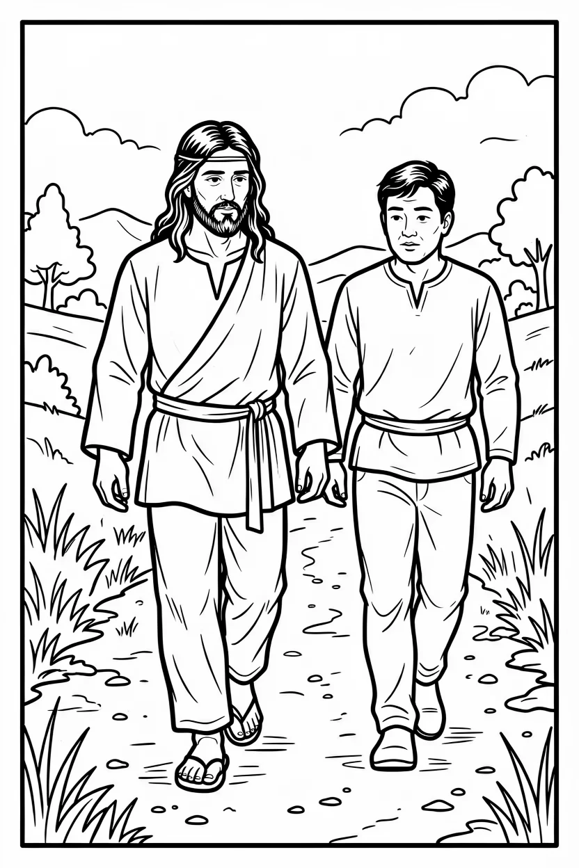 Desenhos de Jesus para Imprimir e Colorir