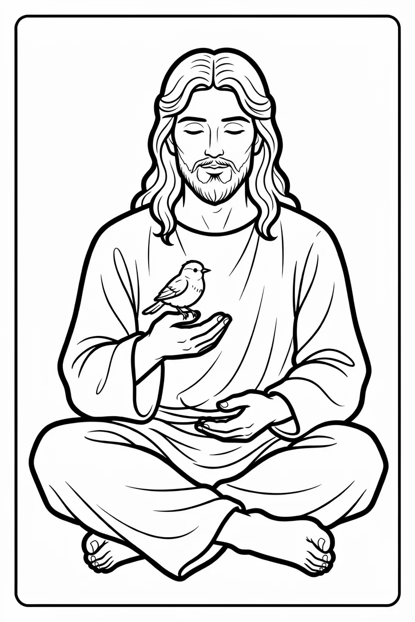 Desenhos de Jesus para Imprimir e Colorir