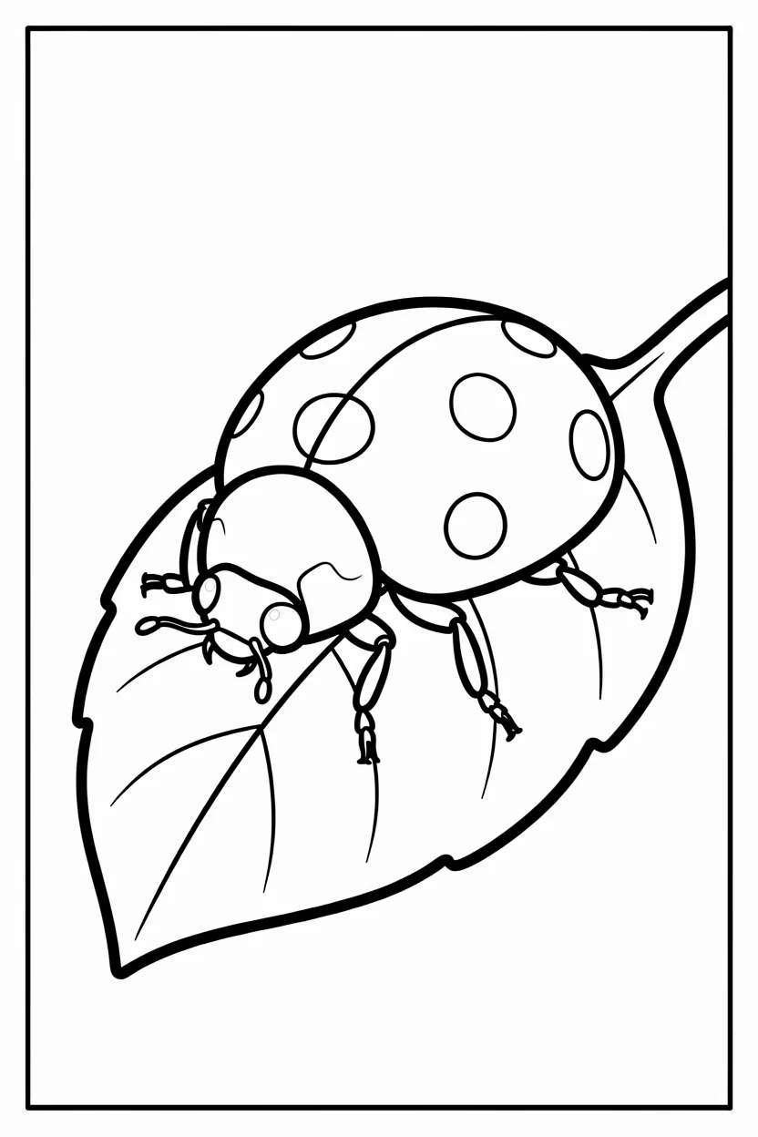 Desenhos de Joaninha para Imprimir e Colorir