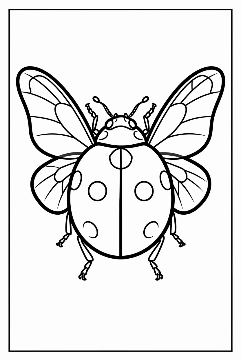 Desenhos de Joaninha para Imprimir e Colorir