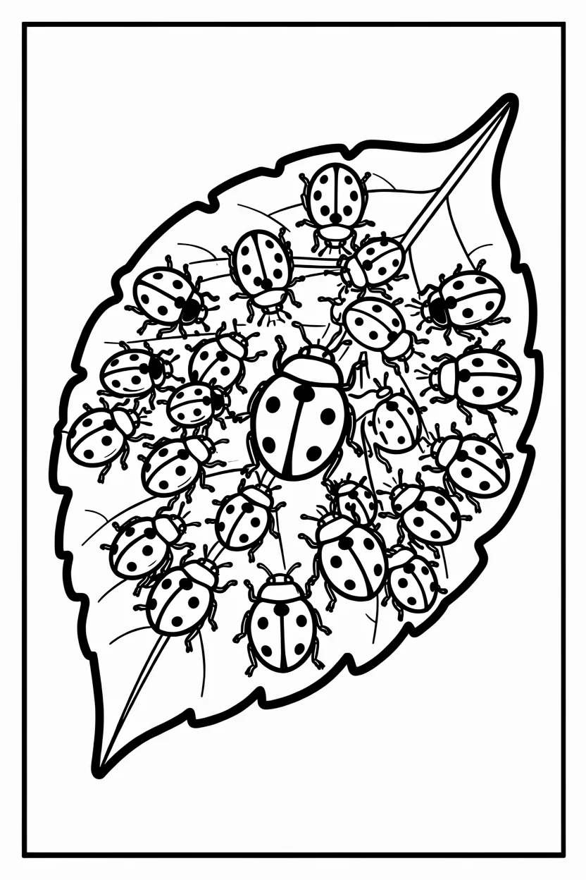 Desenhos de Joaninha para Imprimir e Colorir