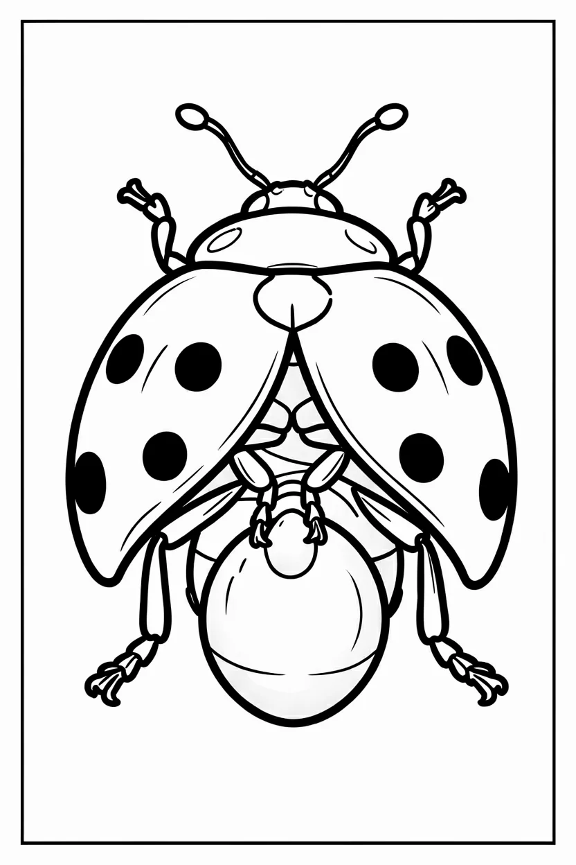 Desenhos de Joaninha para Imprimir e Colorir