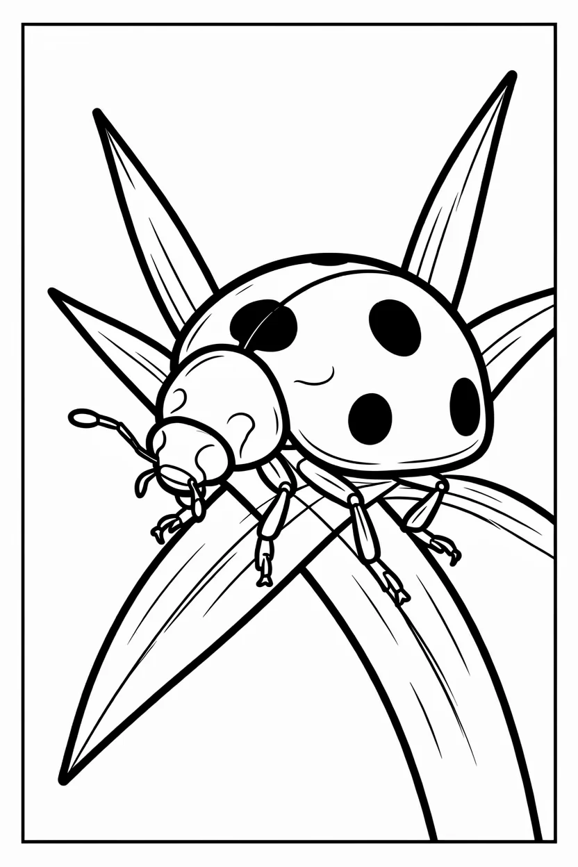 Desenhos de Joaninha para Imprimir e Colorir