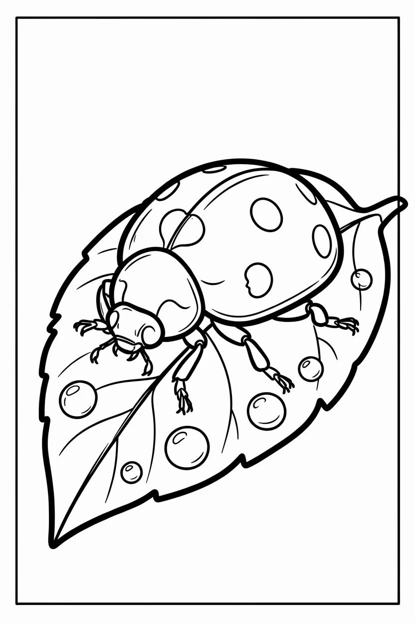 Desenhos de Joaninha para Imprimir e Colorir