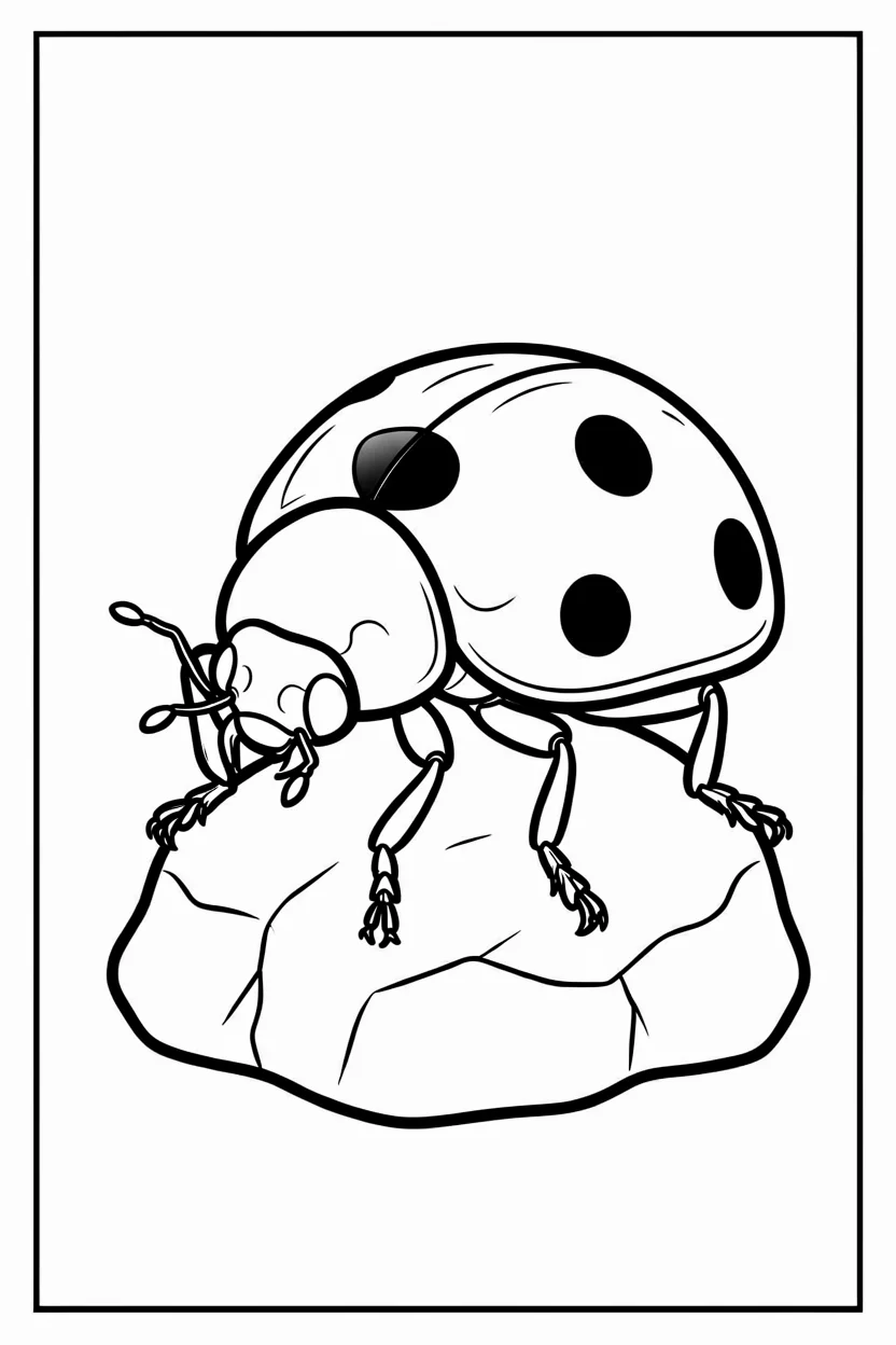 Desenhos de Joaninha para Imprimir e Colorir