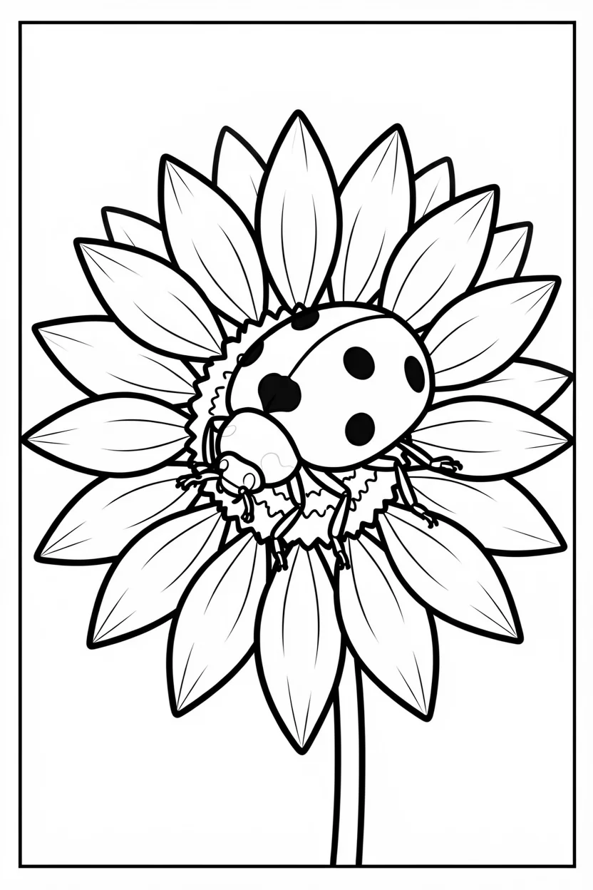 Desenhos de Joaninha para Imprimir e Colorir