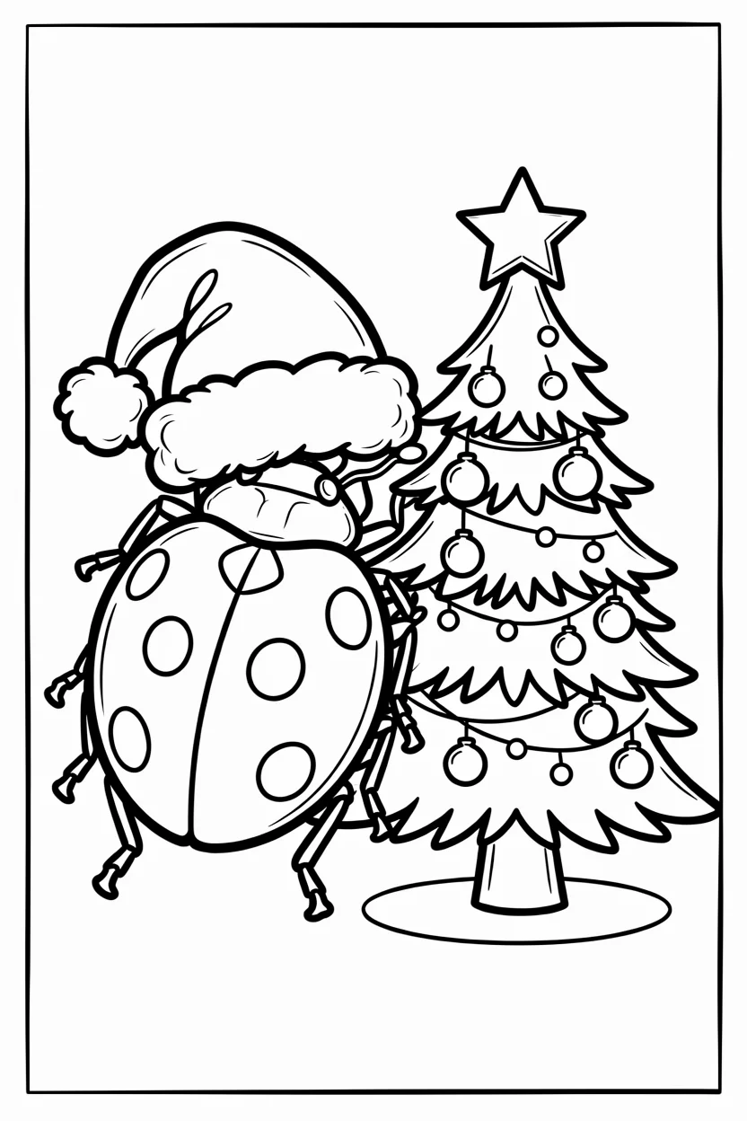 Desenhos de Joaninha para Imprimir e Colorir
