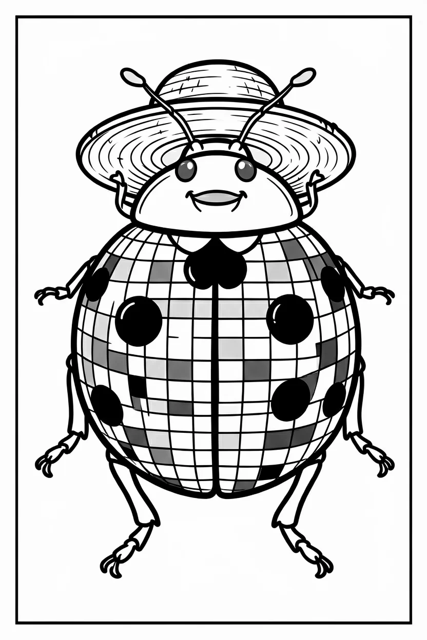 Desenhos de Joaninha para Imprimir e Colorir