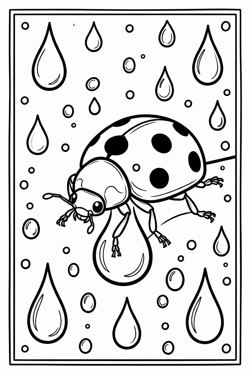 Desenhos de Joaninha para Imprimir e Colorir