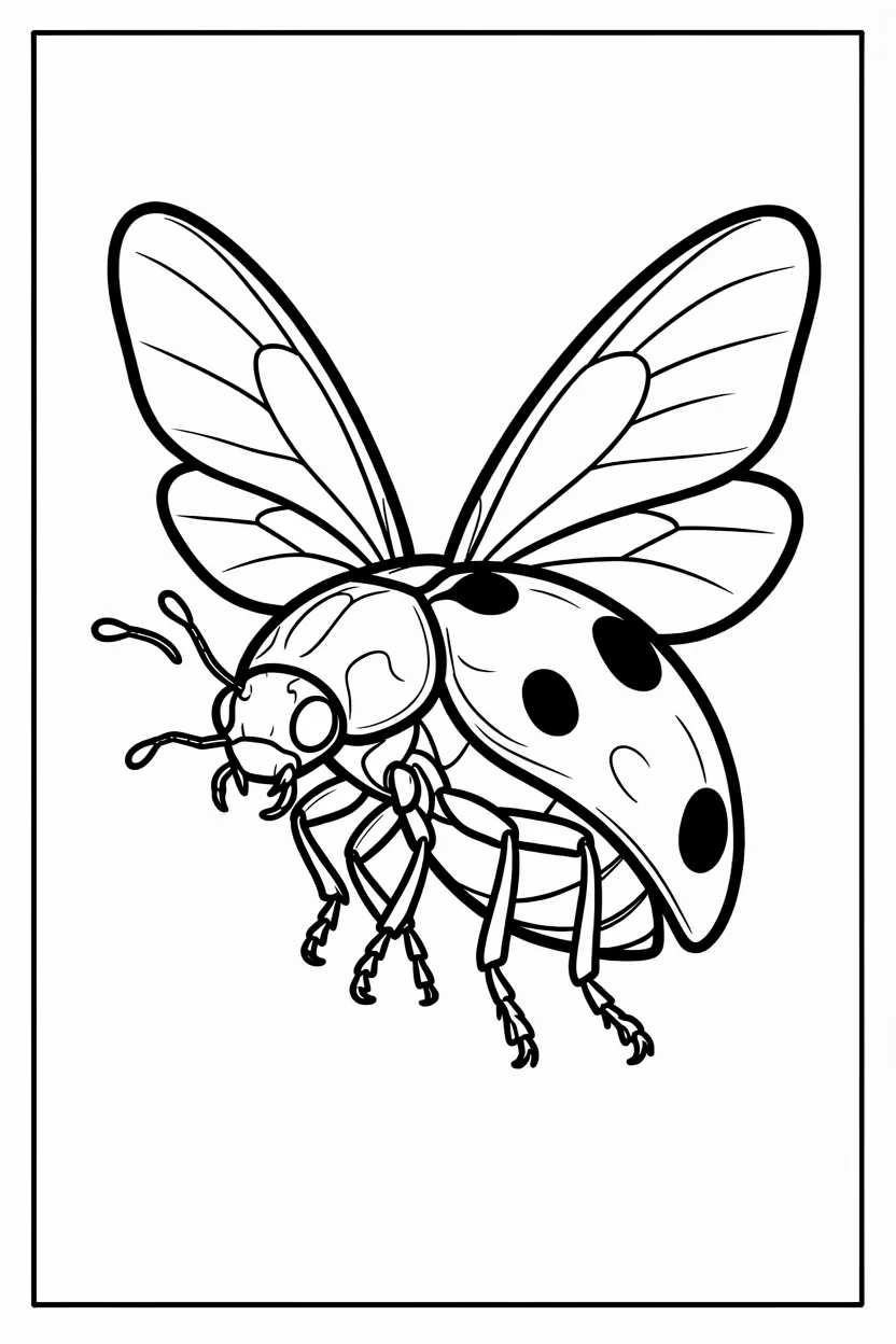 Desenhos de Joaninha para Imprimir e Colorir