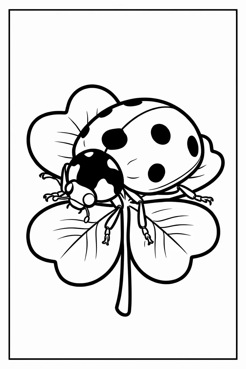 Desenhos de Joaninha para Imprimir e Colorir