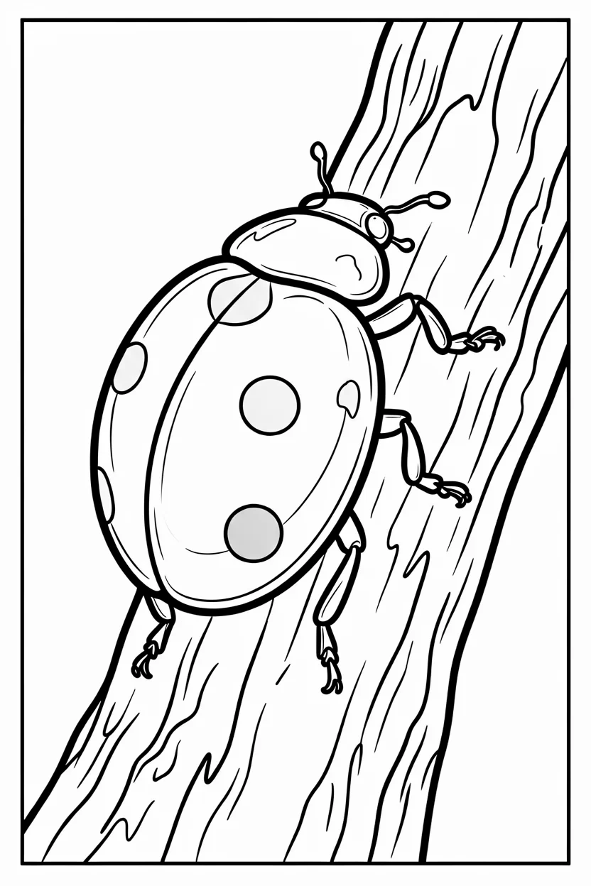 Desenhos de Joaninha para Imprimir e Colorir
