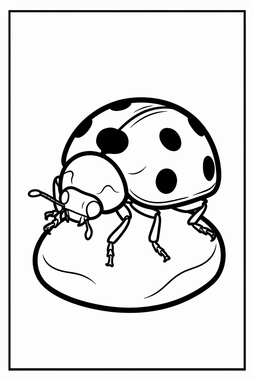 Desenhos de Joaninha para Imprimir e Colorir