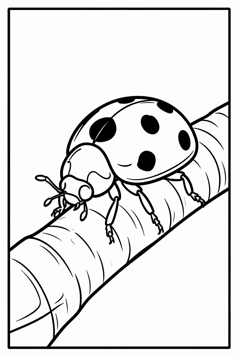 Desenhos de Joaninha para Imprimir e Colorir