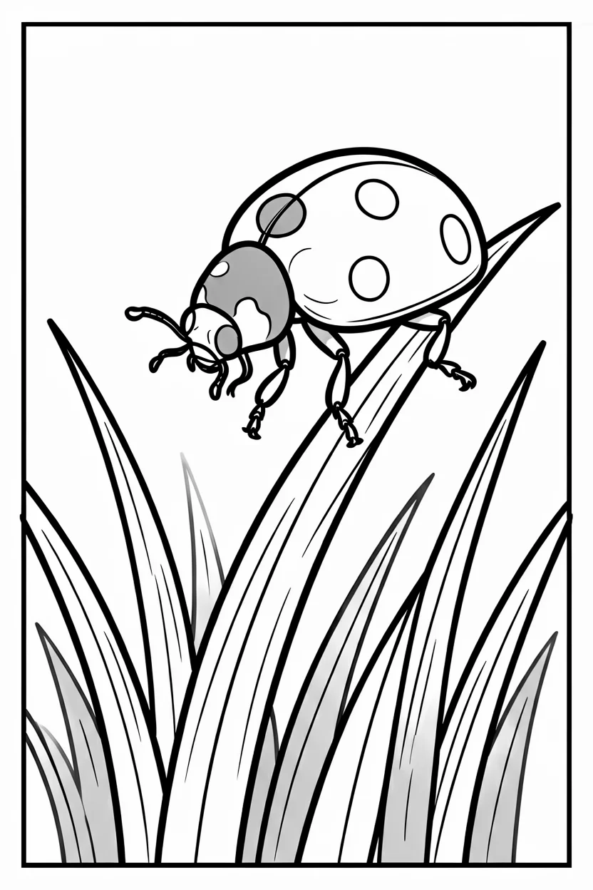 Desenhos de Joaninha para Imprimir e Colorir