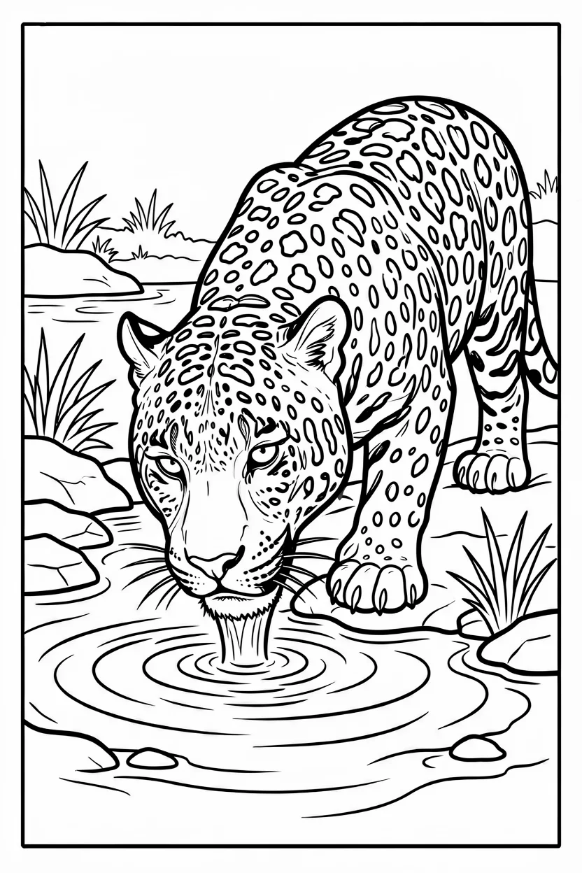 Desenhos de Onu00e7as para Imprimir e Colorir
