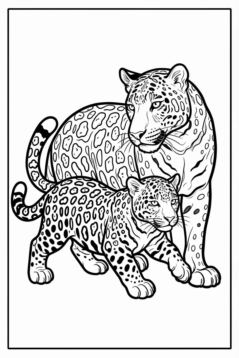 Desenhos de Onu00e7as para Imprimir e Colorir