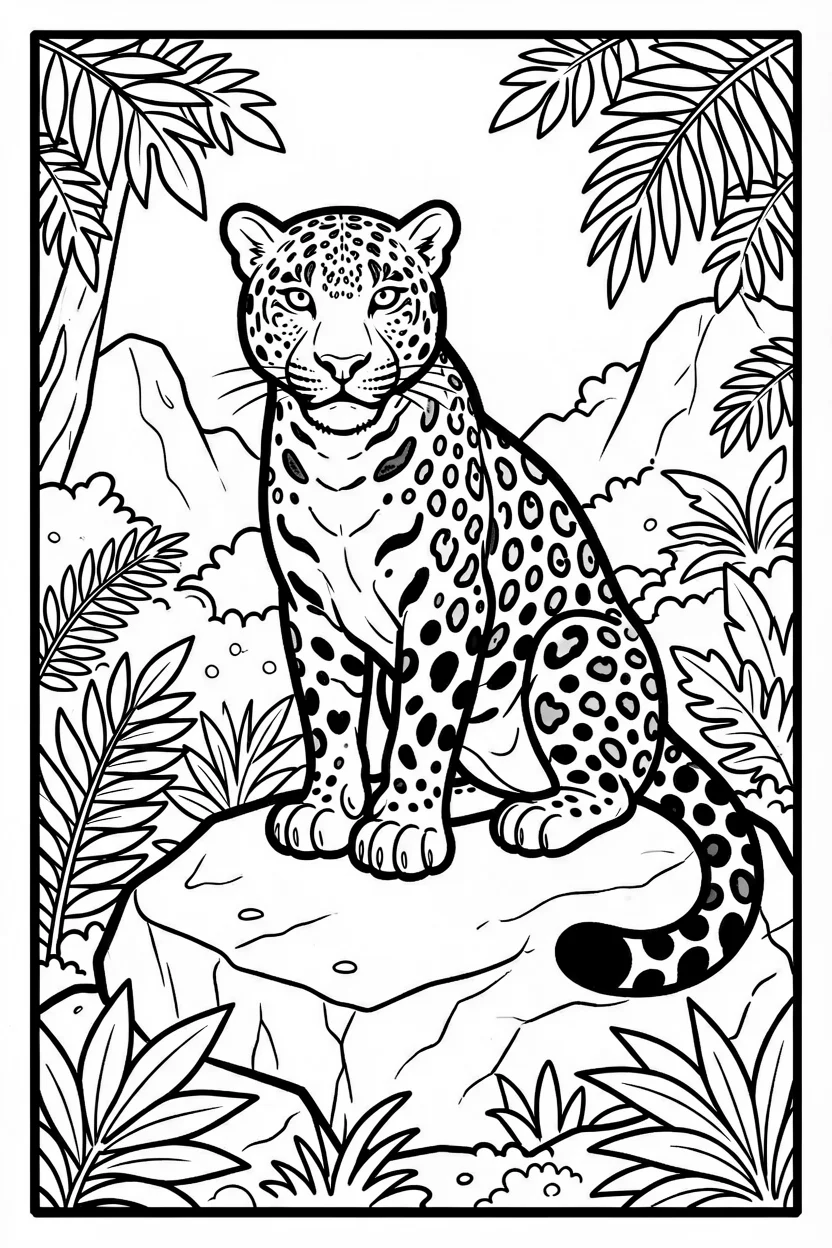 Desenhos de Onu00e7as para Imprimir e Colorir