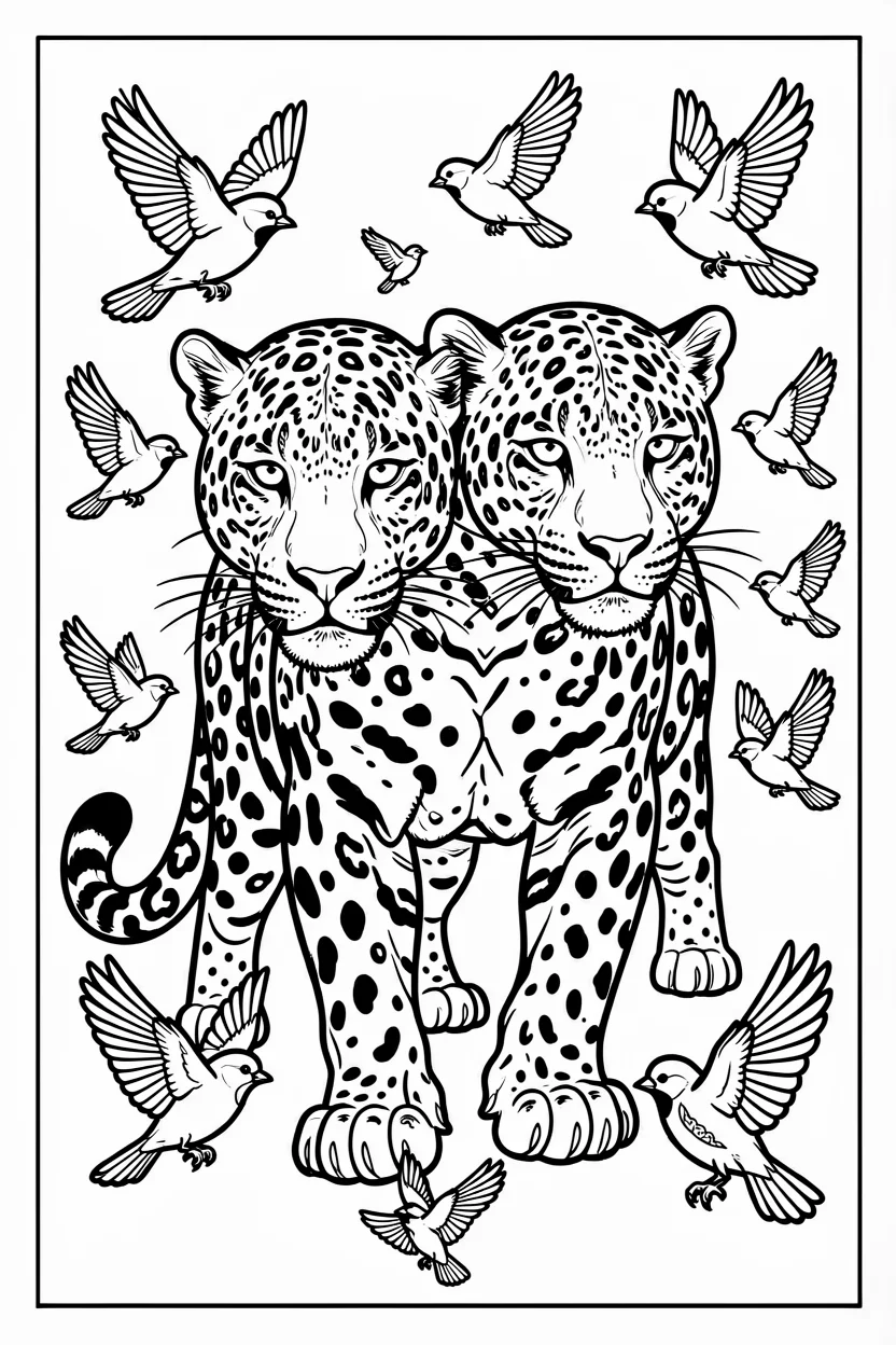 Desenhos de Onu00e7as para Imprimir e Colorir