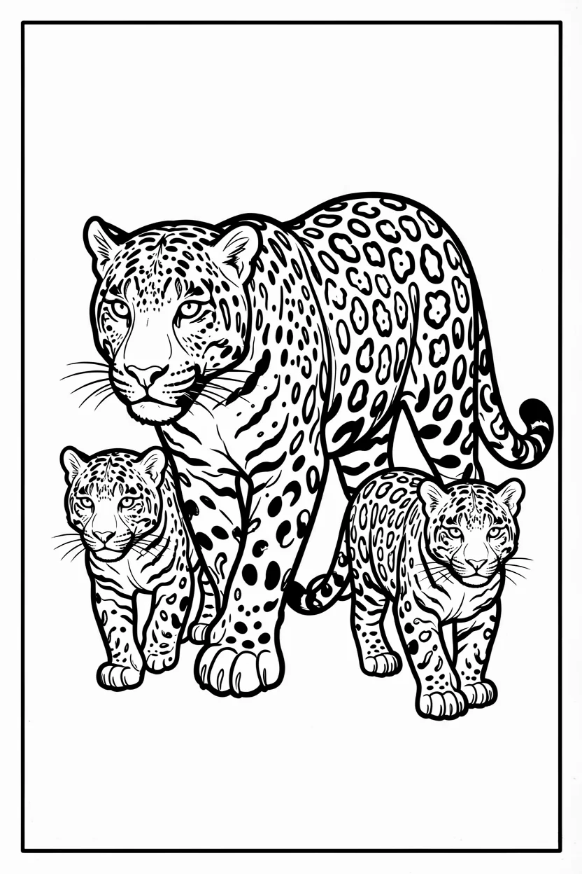 Desenhos de Onu00e7as para Imprimir e Colorir
