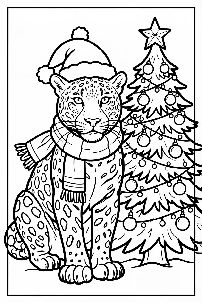 Desenhos de Onu00e7as para Imprimir e Colorir