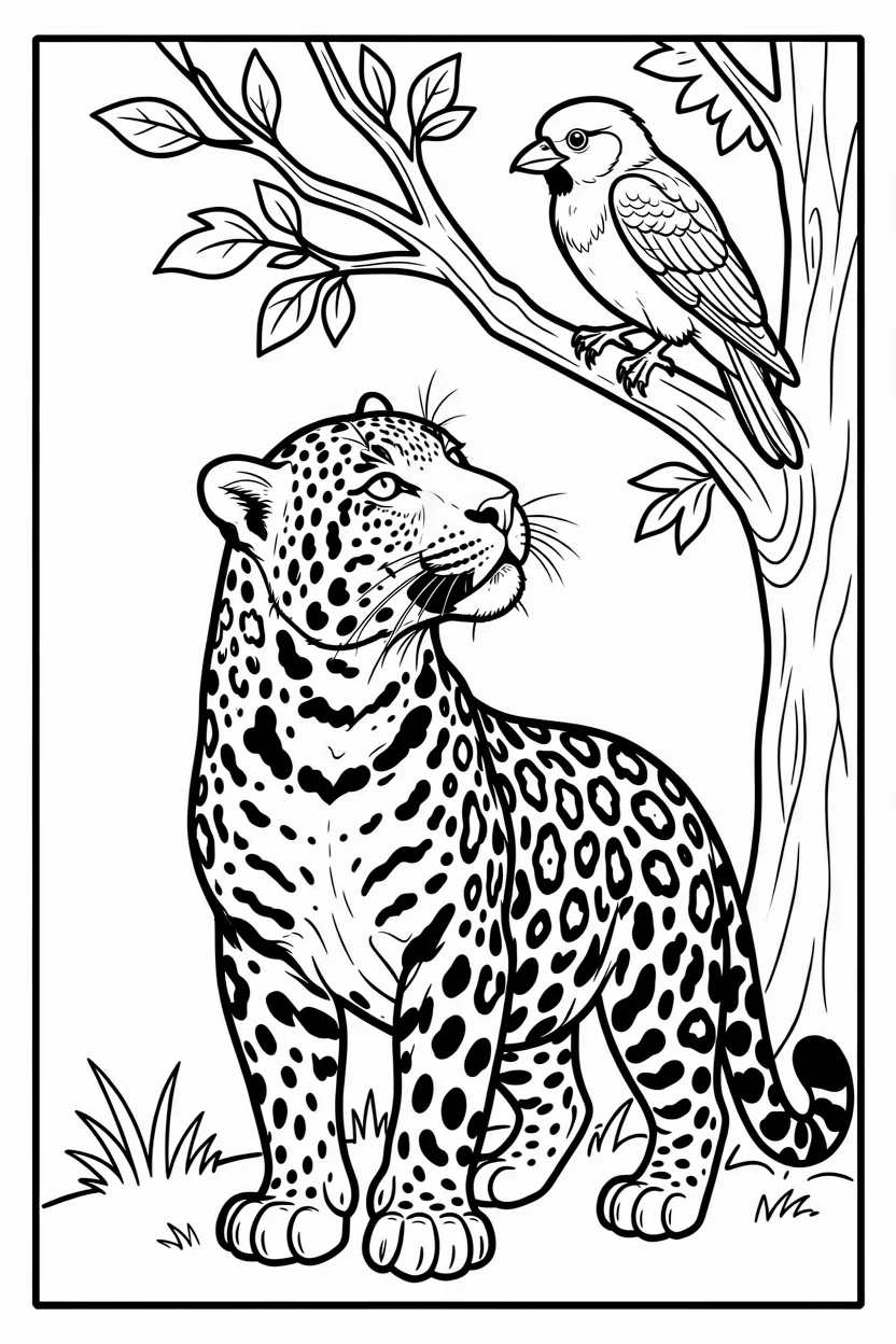 Desenhos de Onu00e7as para Imprimir e Colorir